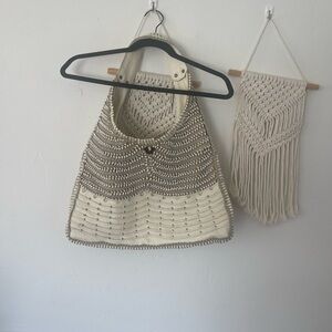 True Religion Leather Hobo Shoulder Bag